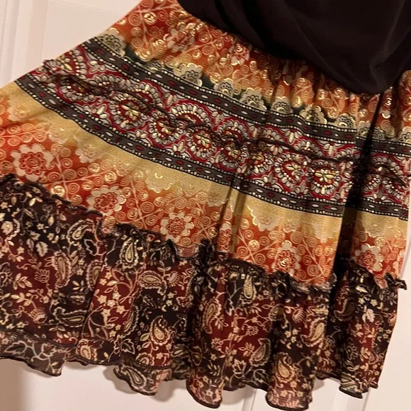 Bohemian Floral Halter Dress - Picture 4 of 6